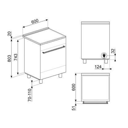 Smeg C6IPXM2 induktionskomfur