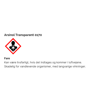 Arsinol® transparent træbeskyttelse, ludfarve - 2,5 liter