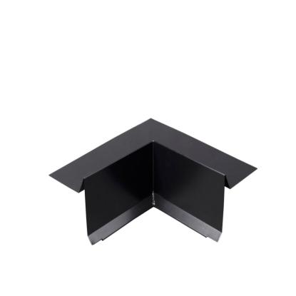 GTBUILD vindskede, 100 mm, indvendigt hjørne, sort, 270° vinkel