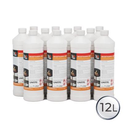 Bioethanol, 1 liter - 12 stk.