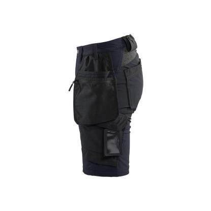 Blåkläder 7183 dame håndværker shorts 4-vejs stretch, mørk marineblå/sort