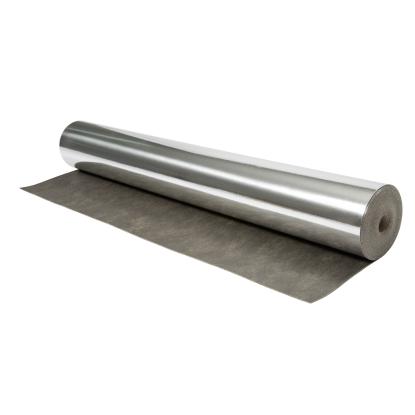 Wallmann NO NOISE Compact gulvunderlag med alu-dampspærre, 2 x 1000 x 8000 mm - 8 m²