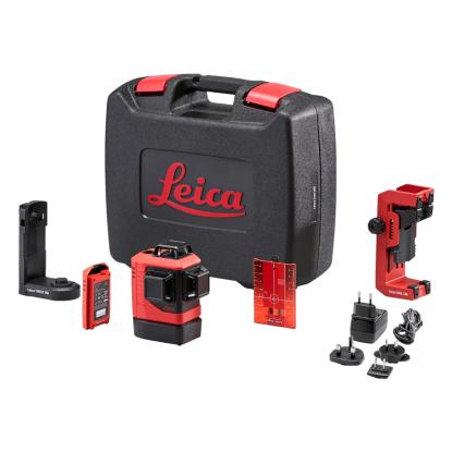 Leica Lino L6R laser inkl. kuffert, 3 x 360° rød laser, op til 25 meter
