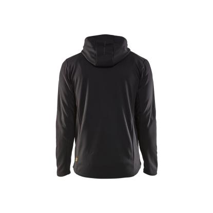 Blåkläder 3540 hættetrøje full zip, sort