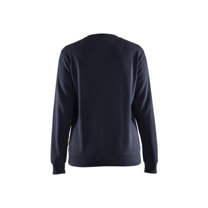 Blåkläder 3408 dame sweatshirt, mørk marineblå/sort