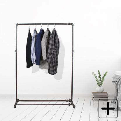 Simple Racks Greenwich Village tøjstativ, 155 cm højt