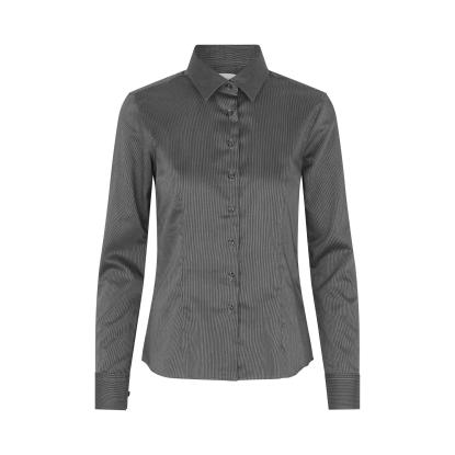 Seven Seas SS730 Fine Twill California skjorte, modern, dame, mørk grå