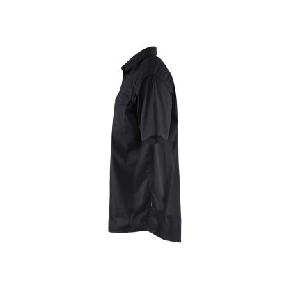 Blåkläder 3296 twill skjorte kort ærme, sort