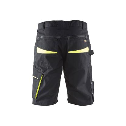 Blåkläder 1499 serviceshorts, sort/hi-vis gul