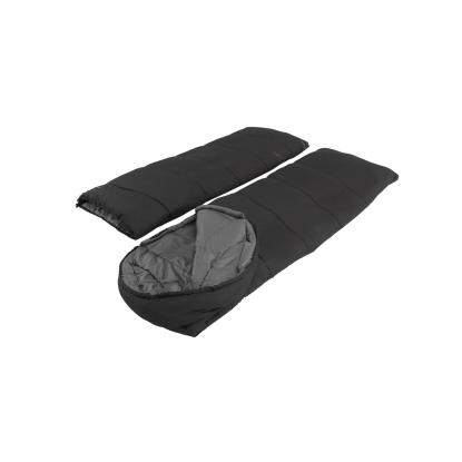 easy camp Raven Square dobbelt sovepose, 5°C, mørkegrå, 150 x 220 cm