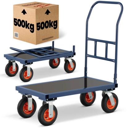 Higher CargoMaster transportvogn, 90 x 50 x 42 cm, maks. 650 kg