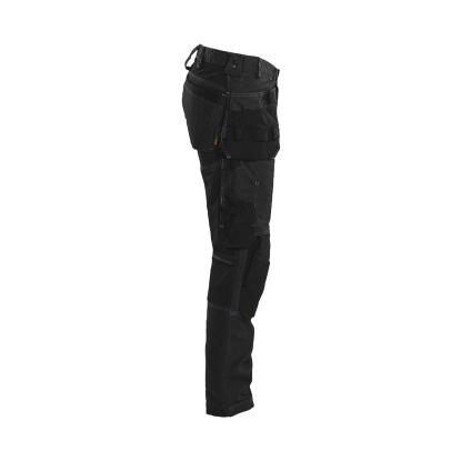 Blåkläder 1750 håndværkerbuks stretch, sort