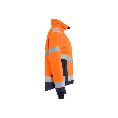 Blåkläder 4762 dame high vis letforet vinterjakke, hi-vis orange/marineblå