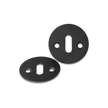 Jasa Company nøgleskilt, massiv, Ø52 mm, mat sort