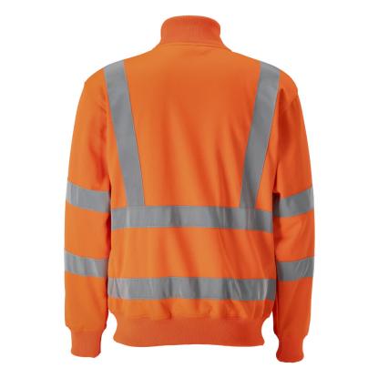 MASCOT SAFE CLASSIC Maringa sweatshirts med lynlås, hi-vis orange