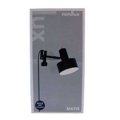 Nordlux klemspot Matis E27 sort
