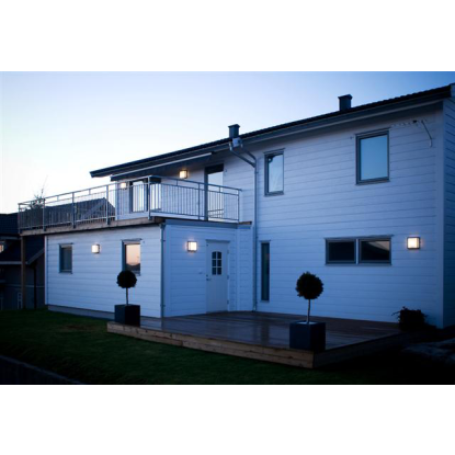 Norlys Nordland LED væglampe/loftlampe, IP65, grafit