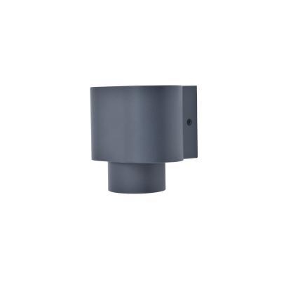 LUTEC CYPRES udendørs væglampe, down, H10,7 cm, GU10, IP44, mørk grå
