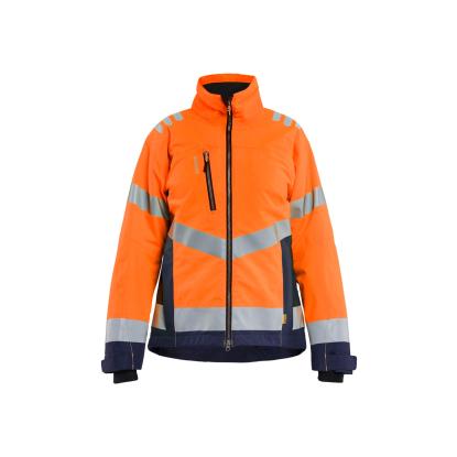 Blåkläder 4762 dame high vis letforet vinterjakke, hi-vis orange/marineblå