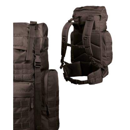 Mil-Tec Gen II vandrerygsæk, sort - 65 liter