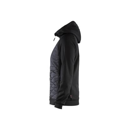 Blåkläder 3464 dame hybrid sweatshirt, sort/mørk grå
