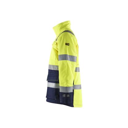 Blåkläder 4467 multinorm vinterparkajakke, hi-vis gul/marineblå