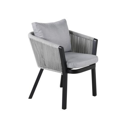 Venture Design Virya havestol med armlæn, sort 