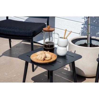 Venture Design Lina sidebord, sort, 40 x 40 cm
