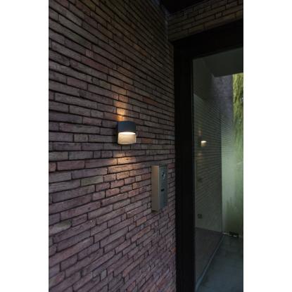 LUTEC LOTUS udendørs LED væglampe, down, IP54, mørk grå