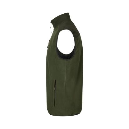 ID 0746 Bonded fleecevest, oliven