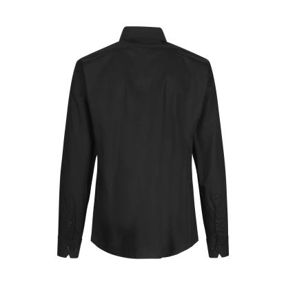 Seven Seas SS7 Poplin skjorte, modern, sort