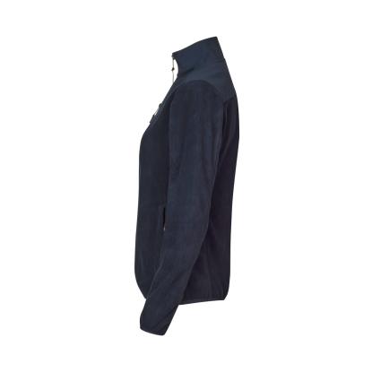 ID 0745 Bonded fleecejakke, dame, navy