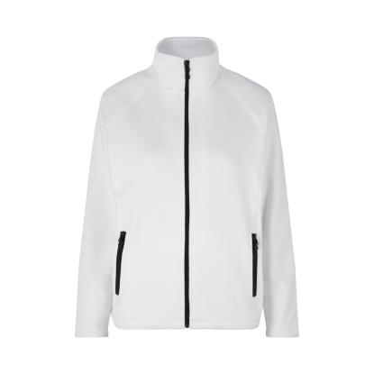 ID 0805 cardigan, mikrofleece, dame, hvid