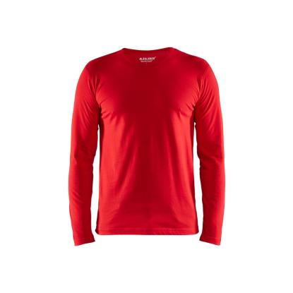 Blåkläder 3500 t-shirt lang ærme, rød
