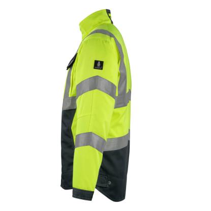 MASCOT SAFE SUPREME Oxford arbejdsjakke, hi-vis gul/mørk marine