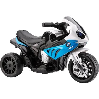 BMW S1000 motorcykel med 3 hjul, 6V, blå