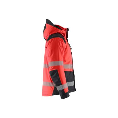Blåkläder 4455 high vis vinterjakke, hi-vis rød/sort