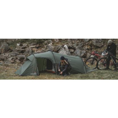 easy camp Pasvik 3 tunneltelt til 3 personer, mørkegrøn