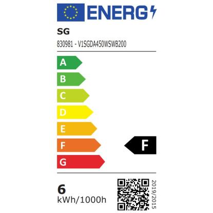 SG Armaturen Arco Air LED pullert/bedlampe, H96,3 cm, GU10, IP54, grafitgrå