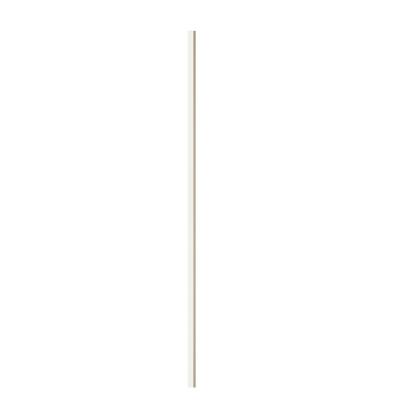 I-Wood afslutningsliste til akustikpanel, hvidmalet, beige filt og lys kerne, folie, 16 x 42 mm