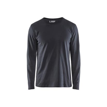 Blåkläder 3500 t-shirt lang ærme, mørk grå