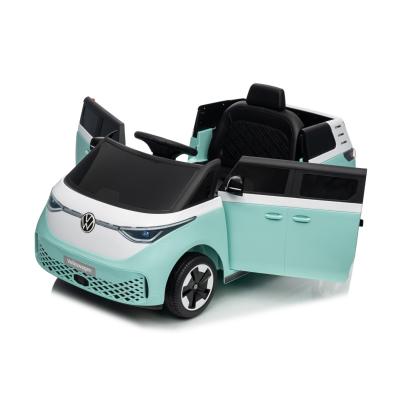 VW ID Buzz elbil til børn, 24V, lyseblå