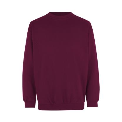 ID 0600 sweatshirt, klassisk, bordeaux