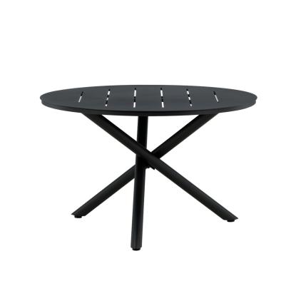 Venture Design Alma rundt havebord, sort, Ø120 cm
