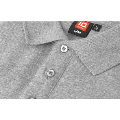 ID 0525 poloshirt med stretch, grå melange