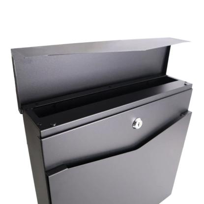 Glori ir Ko LB51 moderne postkasse, sort