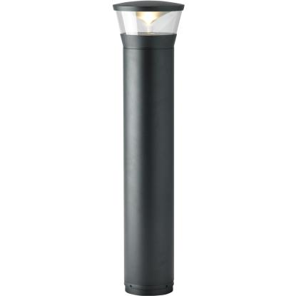 SG Armaturen CircLED Soft LED pullert, H90 cm, vandalbeskyttet (IK10), IP65, sort