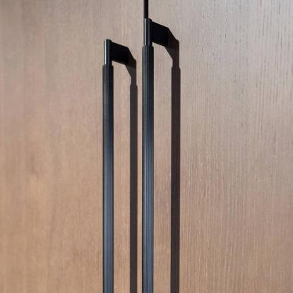 Beslag Design Arpa greb, 1178 mm, børstet sort