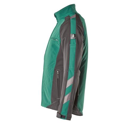 MASCOT UNIQUE Dresden softshell jakke, grøn/sort