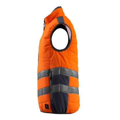 MASCOT SAFE SUPREME Grimsby vintervest, hi-vis orange/mørk marine